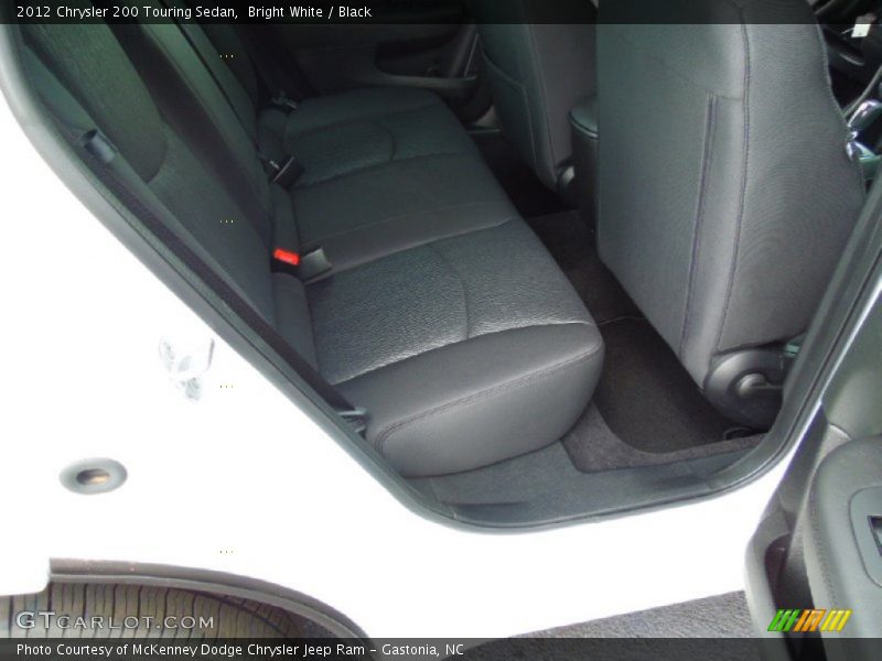 Bright White / Black 2012 Chrysler 200 Touring Sedan