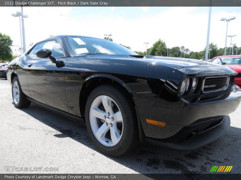 Pitch Black / Dark Slate Gray 2012 Dodge Challenger SXT
