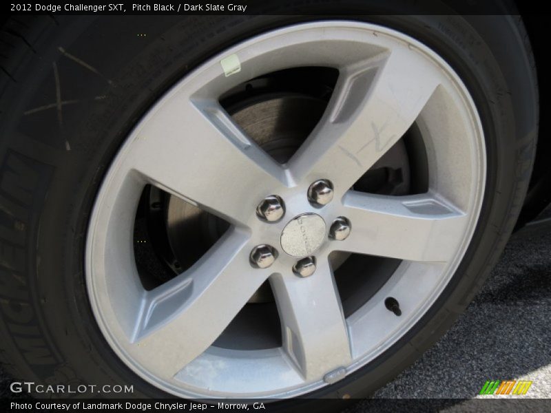 Pitch Black / Dark Slate Gray 2012 Dodge Challenger SXT