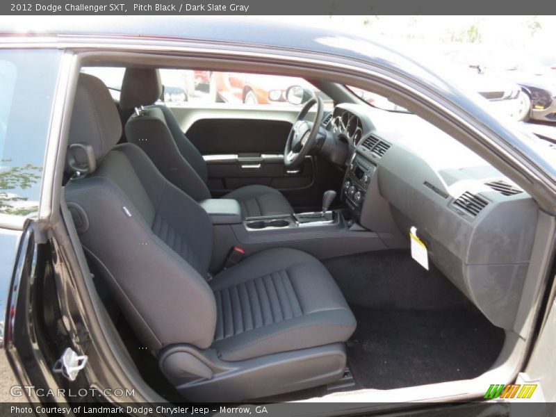 Pitch Black / Dark Slate Gray 2012 Dodge Challenger SXT