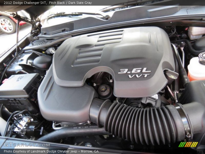 Pitch Black / Dark Slate Gray 2012 Dodge Challenger SXT