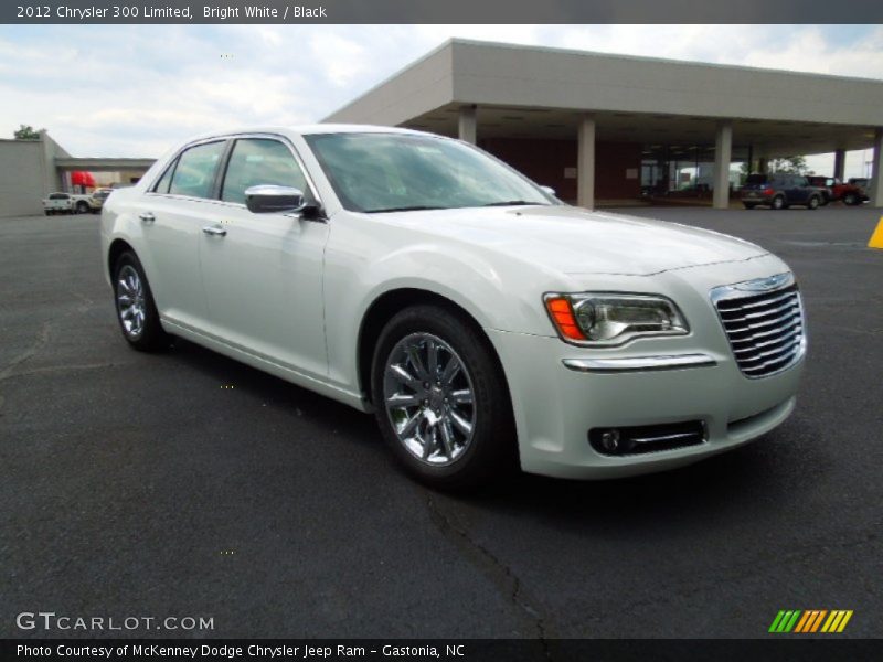 Bright White / Black 2012 Chrysler 300 Limited