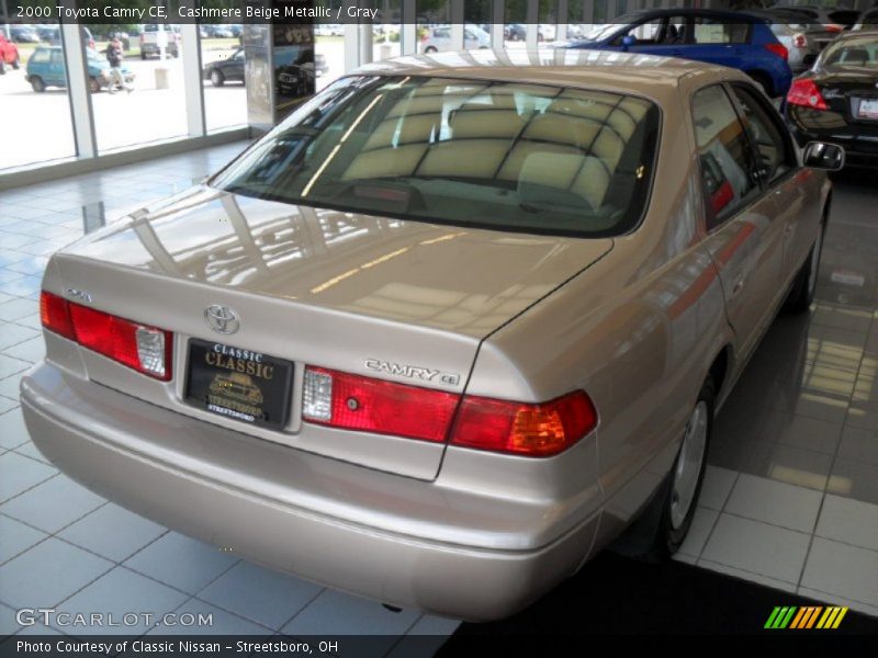 Cashmere Beige Metallic / Gray 2000 Toyota Camry CE