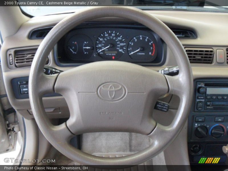 Cashmere Beige Metallic / Gray 2000 Toyota Camry CE