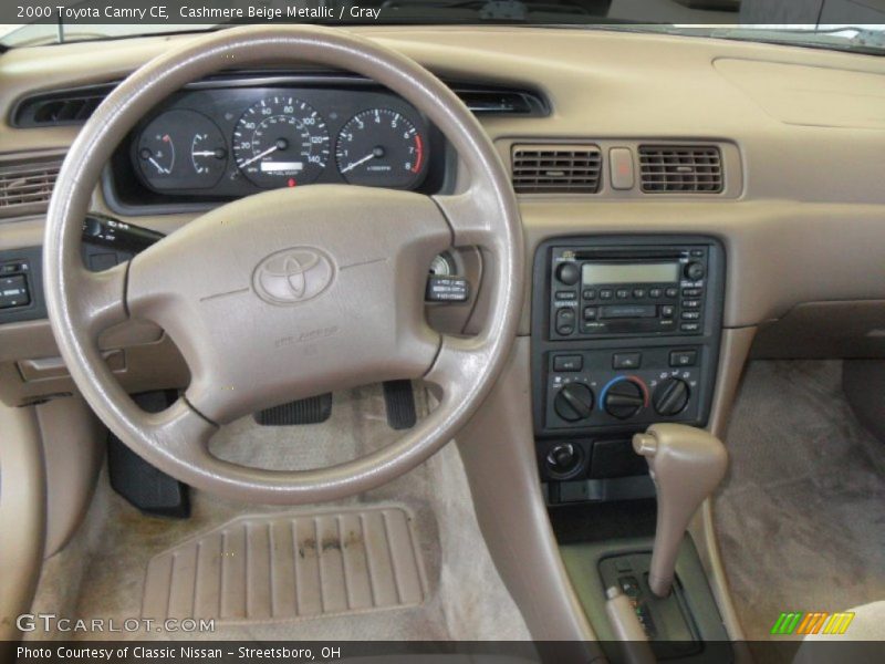 Cashmere Beige Metallic / Gray 2000 Toyota Camry CE