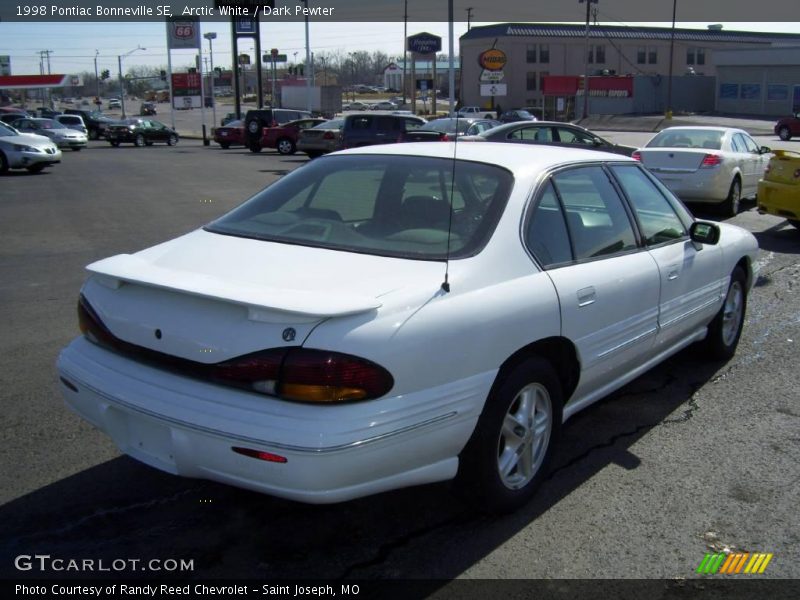 Arctic White / Dark Pewter 1998 Pontiac Bonneville SE