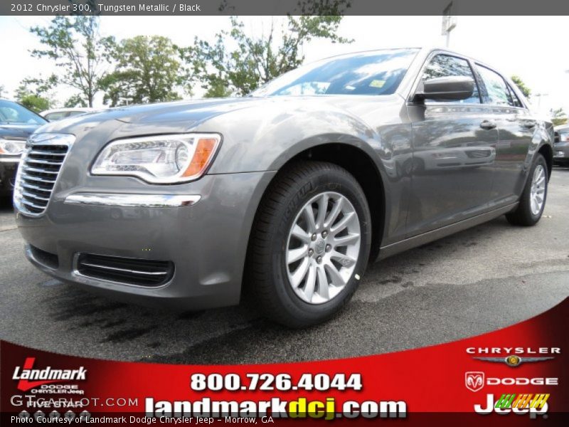 Tungsten Metallic / Black 2012 Chrysler 300