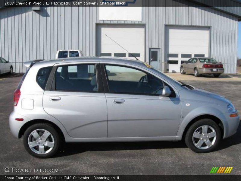 Cosmic Silver / Charcoal Black 2007 Chevrolet Aveo 5 LS Hatchback