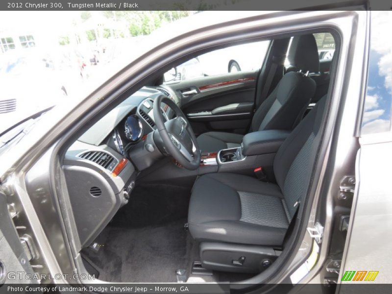 Tungsten Metallic / Black 2012 Chrysler 300