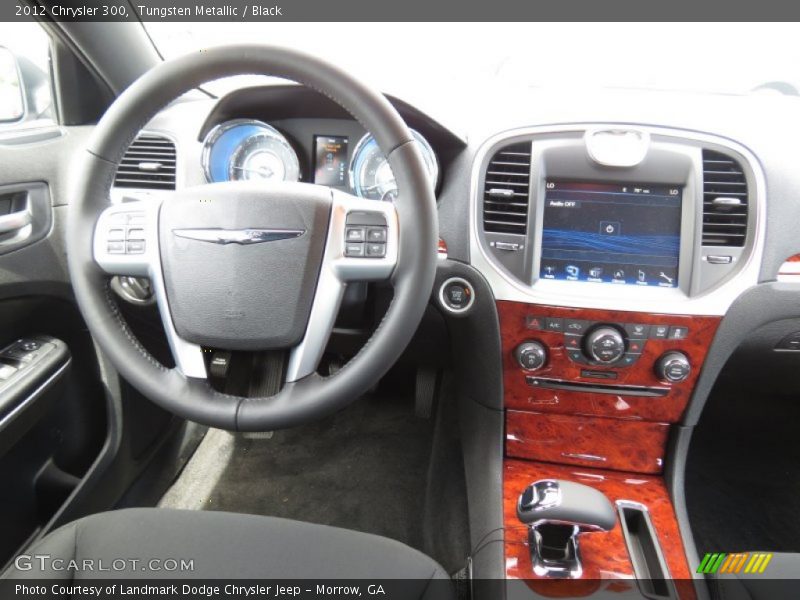 Tungsten Metallic / Black 2012 Chrysler 300
