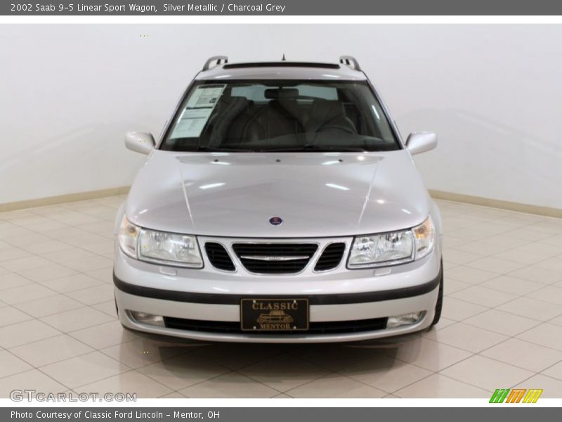 Silver Metallic / Charcoal Grey 2002 Saab 9-5 Linear Sport Wagon