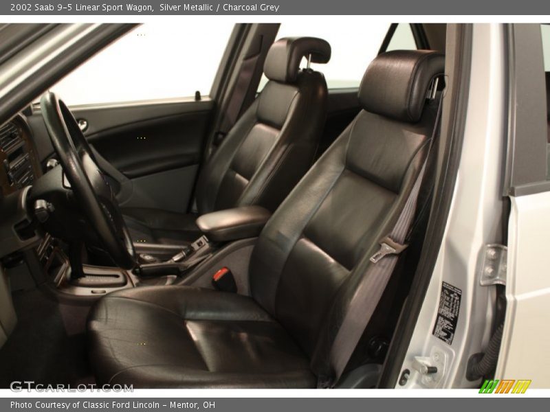  2002 9-5 Linear Sport Wagon Charcoal Grey Interior