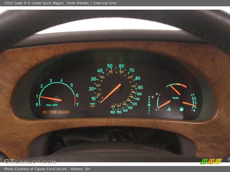  2002 9-5 Linear Sport Wagon Linear Sport Wagon Gauges