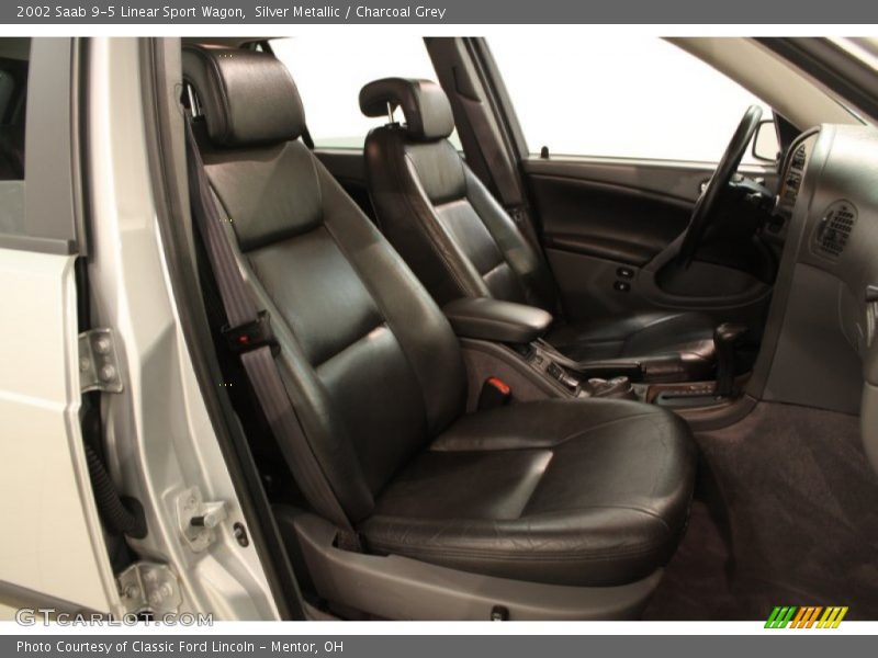  2002 9-5 Linear Sport Wagon Charcoal Grey Interior