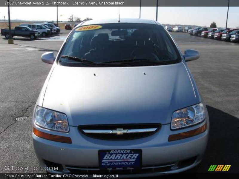 Cosmic Silver / Charcoal Black 2007 Chevrolet Aveo 5 LS Hatchback