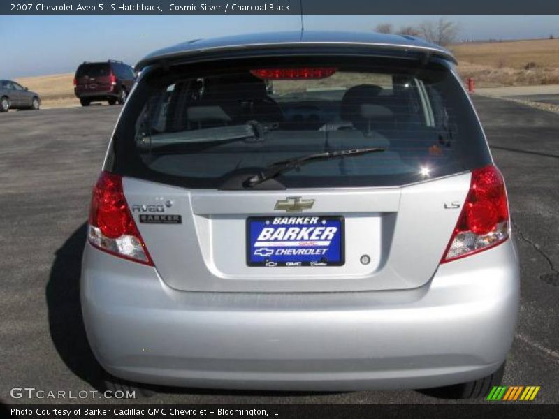 Cosmic Silver / Charcoal Black 2007 Chevrolet Aveo 5 LS Hatchback