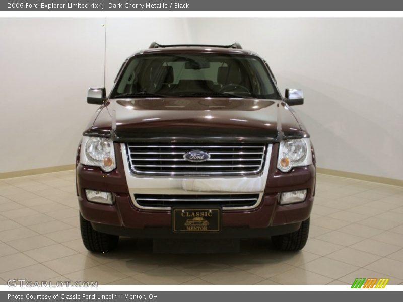 Dark Cherry Metallic / Black 2006 Ford Explorer Limited 4x4