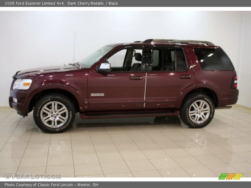 Dark Cherry Metallic / Black 2006 Ford Explorer Limited 4x4