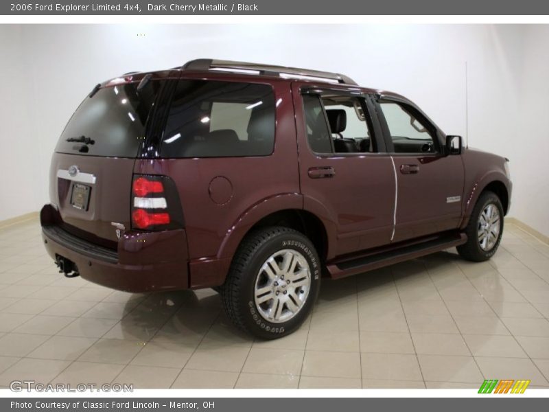 Dark Cherry Metallic / Black 2006 Ford Explorer Limited 4x4