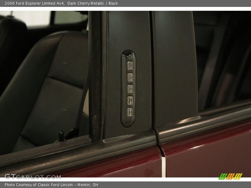 Dark Cherry Metallic / Black 2006 Ford Explorer Limited 4x4