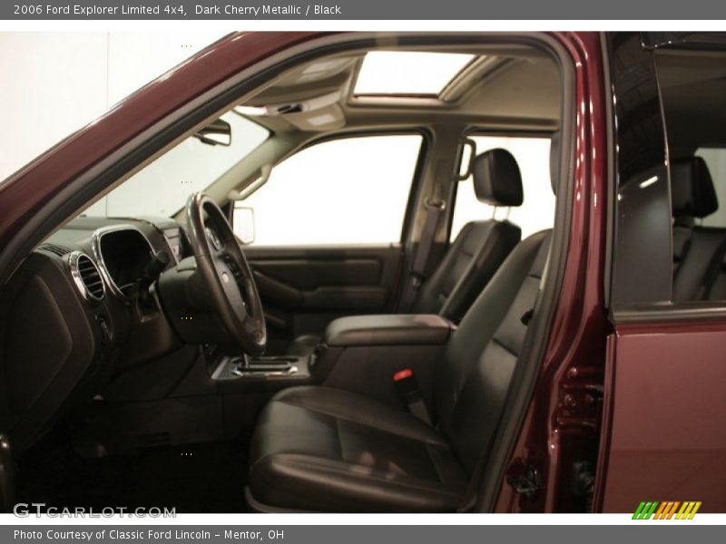 Dark Cherry Metallic / Black 2006 Ford Explorer Limited 4x4