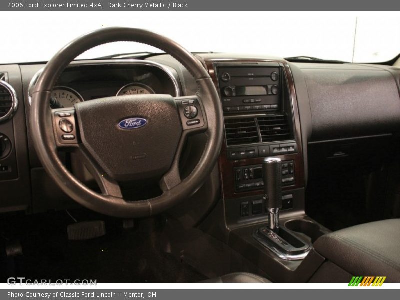 Dark Cherry Metallic / Black 2006 Ford Explorer Limited 4x4