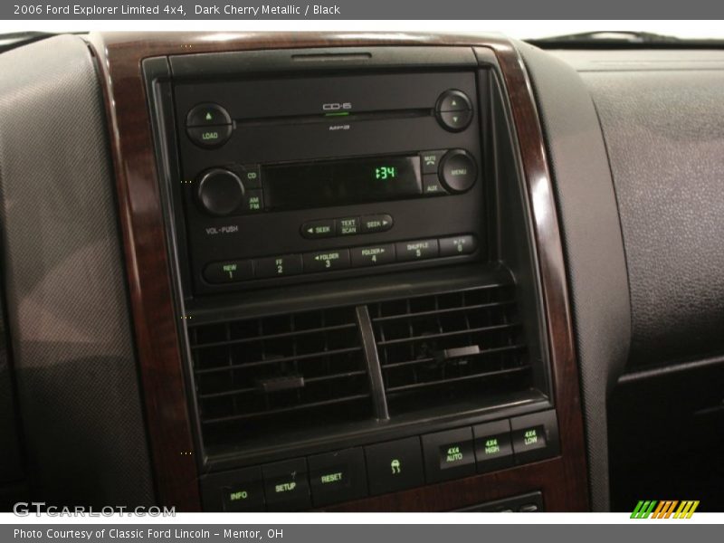 Dark Cherry Metallic / Black 2006 Ford Explorer Limited 4x4