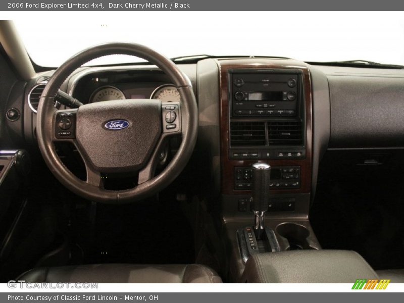 Dark Cherry Metallic / Black 2006 Ford Explorer Limited 4x4