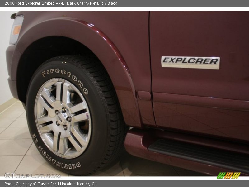 Dark Cherry Metallic / Black 2006 Ford Explorer Limited 4x4