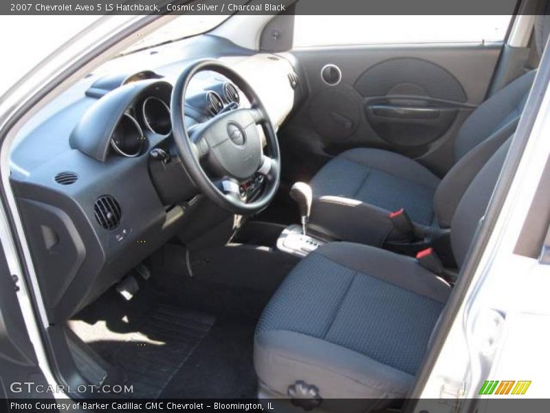 Cosmic Silver / Charcoal Black 2007 Chevrolet Aveo 5 LS Hatchback