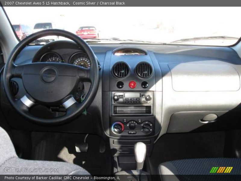 Cosmic Silver / Charcoal Black 2007 Chevrolet Aveo 5 LS Hatchback