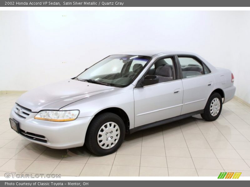 Satin Silver Metallic / Quartz Gray 2002 Honda Accord VP Sedan