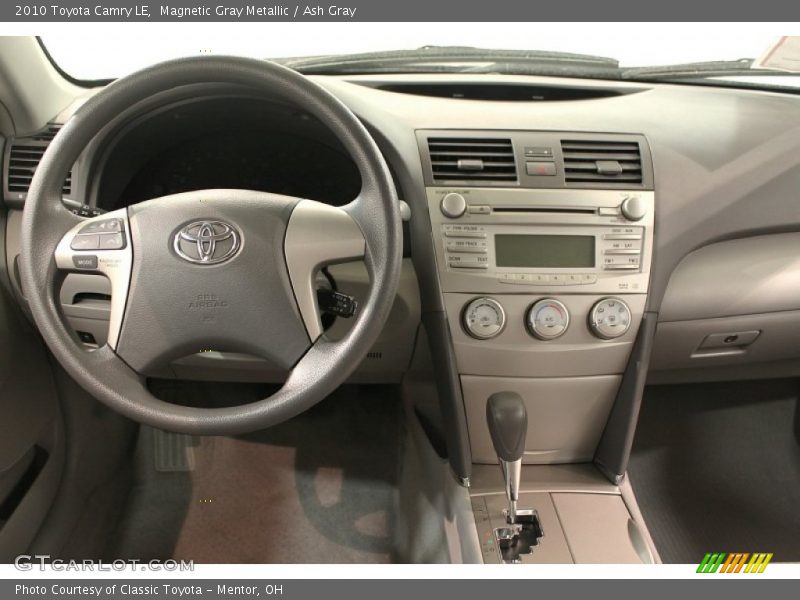 Dashboard of 2010 Camry LE