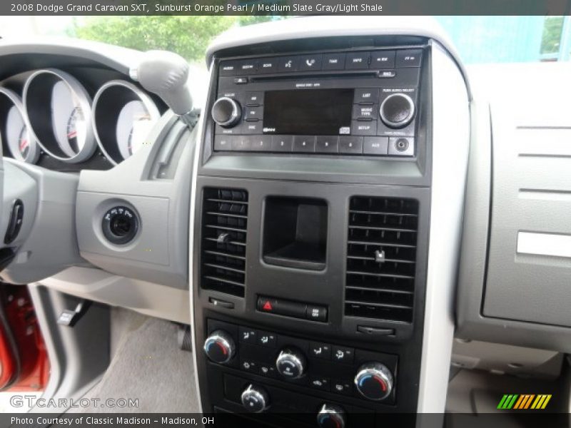 Sunburst Orange Pearl / Medium Slate Gray/Light Shale 2008 Dodge Grand Caravan SXT