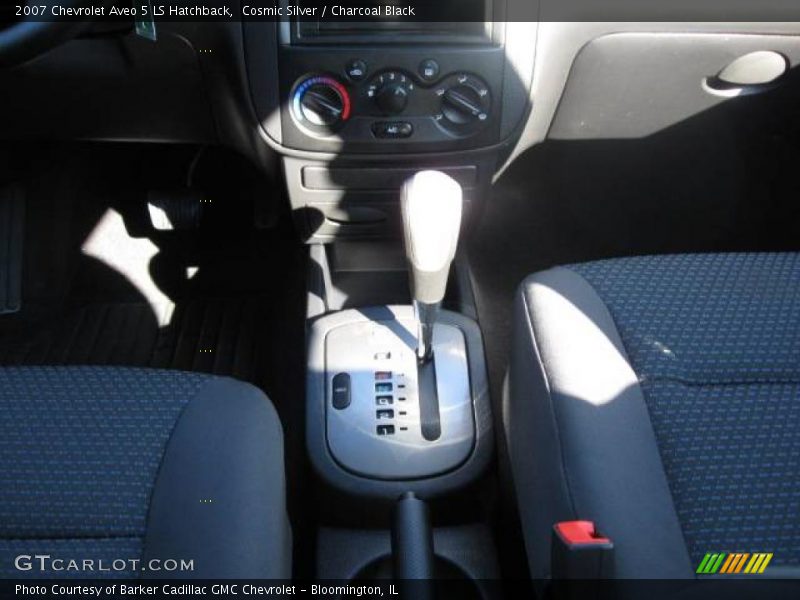 Cosmic Silver / Charcoal Black 2007 Chevrolet Aveo 5 LS Hatchback
