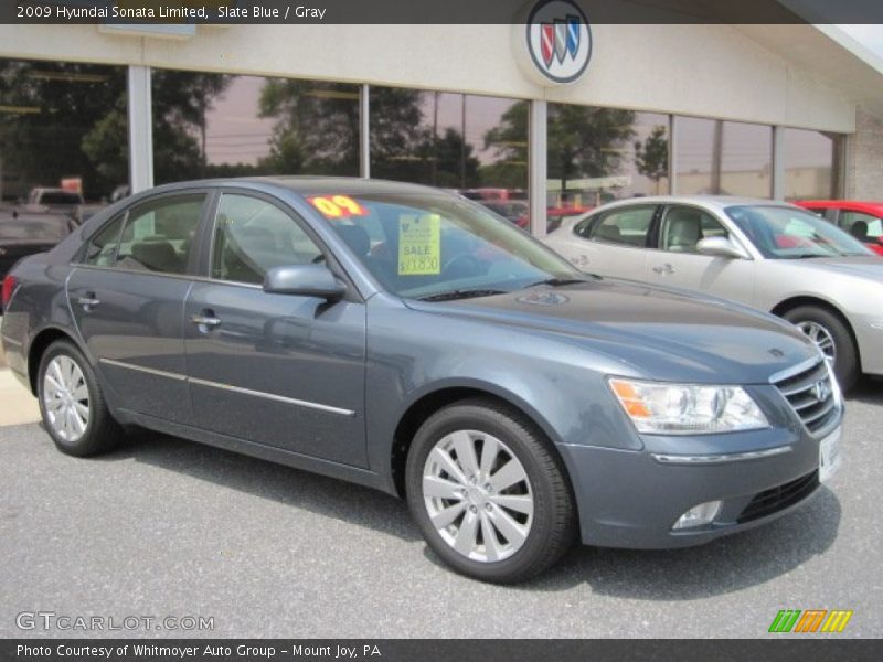 Slate Blue / Gray 2009 Hyundai Sonata Limited