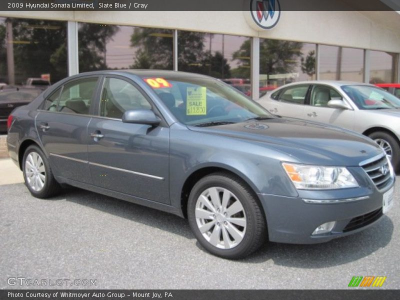 Slate Blue / Gray 2009 Hyundai Sonata Limited
