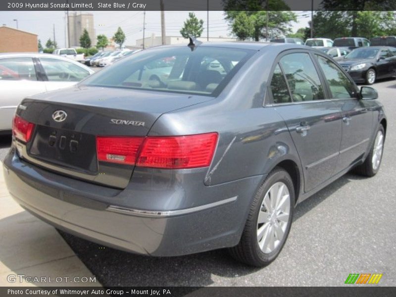 Slate Blue / Gray 2009 Hyundai Sonata Limited