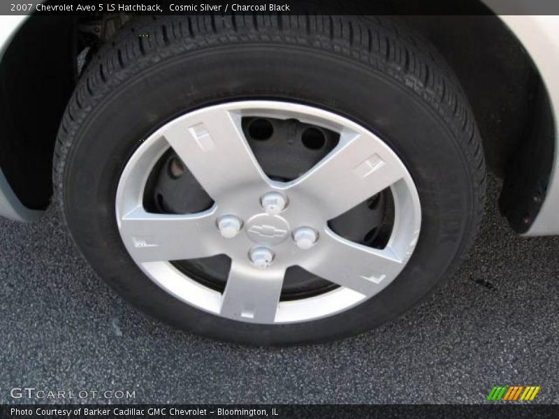 Cosmic Silver / Charcoal Black 2007 Chevrolet Aveo 5 LS Hatchback