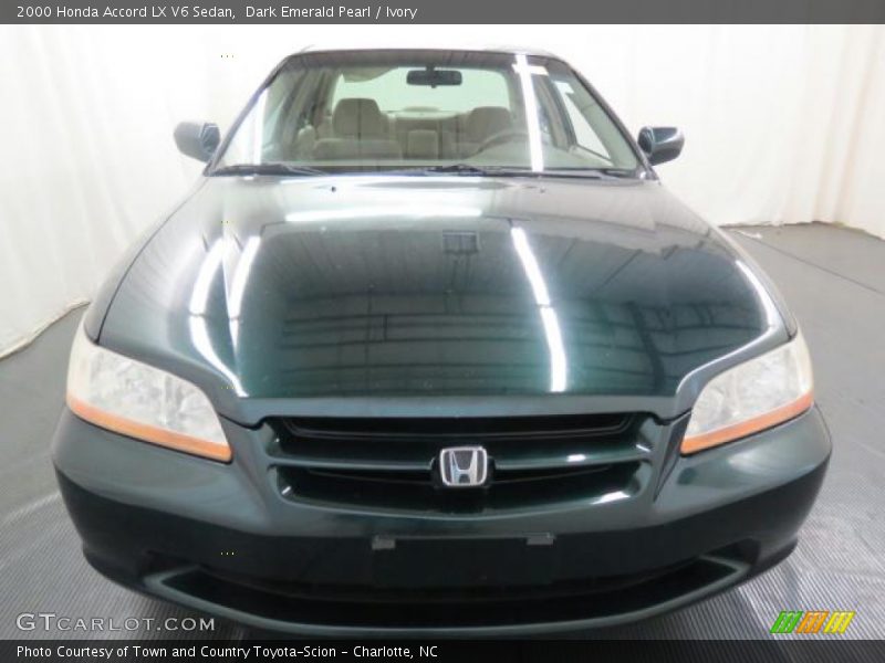 Dark Emerald Pearl / Ivory 2000 Honda Accord LX V6 Sedan