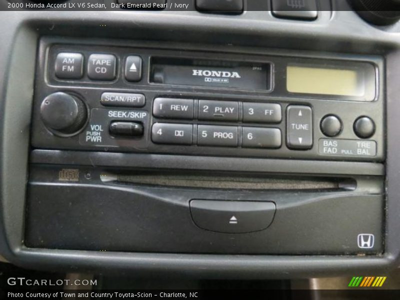 Audio System of 2000 Accord LX V6 Sedan