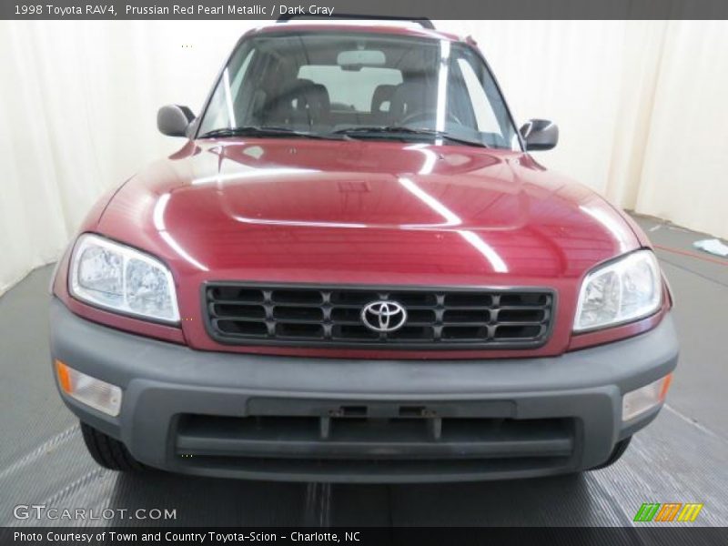 Prussian Red Pearl Metallic / Dark Gray 1998 Toyota RAV4