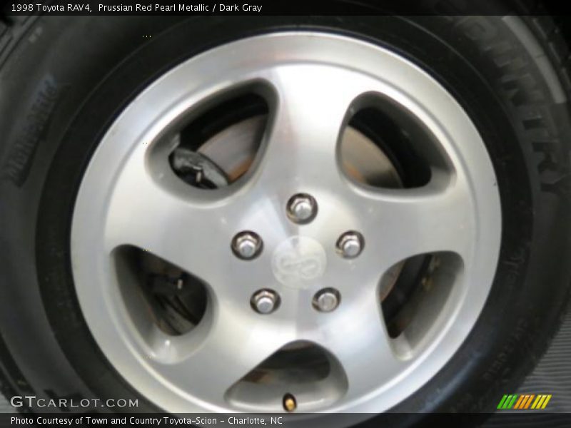 Prussian Red Pearl Metallic / Dark Gray 1998 Toyota RAV4