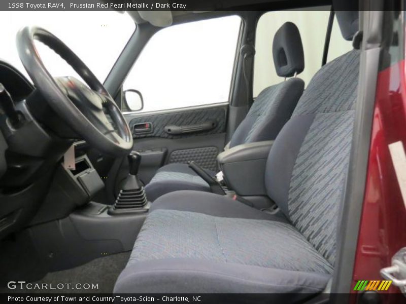 Prussian Red Pearl Metallic / Dark Gray 1998 Toyota RAV4