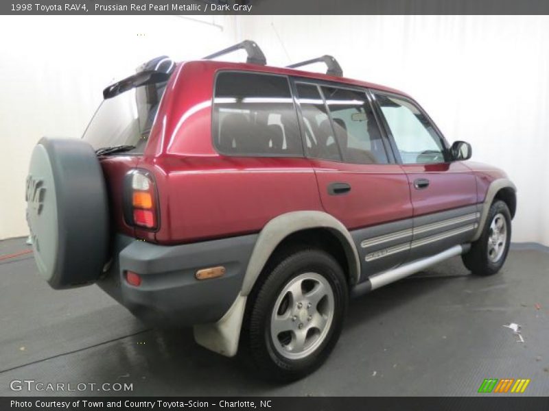 Prussian Red Pearl Metallic / Dark Gray 1998 Toyota RAV4