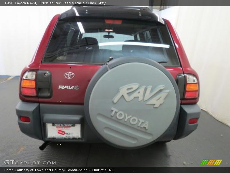 Prussian Red Pearl Metallic / Dark Gray 1998 Toyota RAV4
