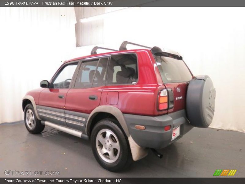 Prussian Red Pearl Metallic / Dark Gray 1998 Toyota RAV4