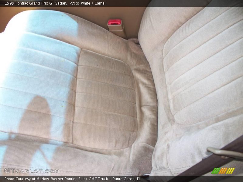 Arctic White / Camel 1999 Pontiac Grand Prix GT Sedan