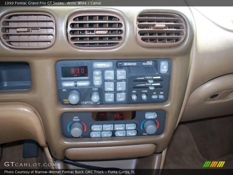 Arctic White / Camel 1999 Pontiac Grand Prix GT Sedan