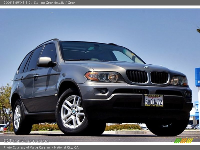 Sterling Grey Metallic / Grey 2006 BMW X5 3.0i
